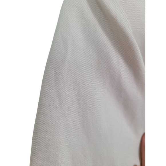 Ulla Johnson Lavender Amadie Peplum Ruffled Twill Hook Closure Blazer Size 4 - Picture 12 of 12